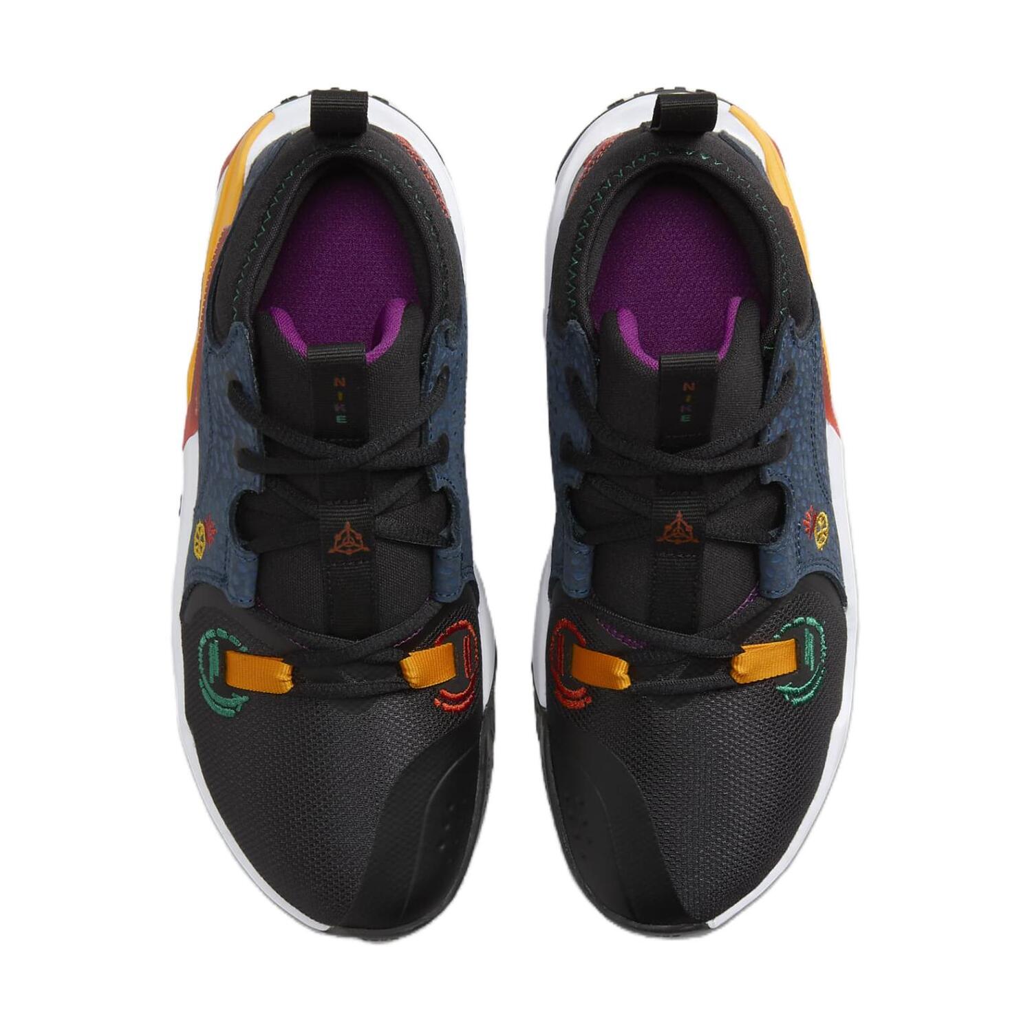Баскетбольные кроссовки Air Zoom Crossover Kids GS Mid-top, черные/синие/белые Nike, черный/темно-синий — фото 3