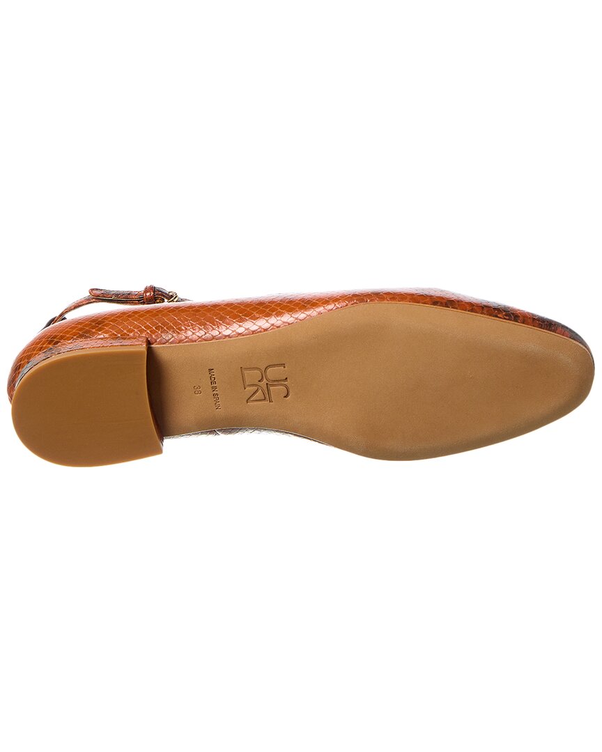 Туфли Ulla Johnson Leather Slingback Flat, коричневый — фото 4