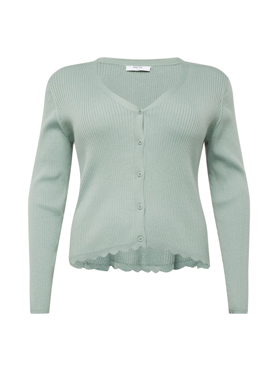 

Вязаный кардиган ABOUT YOU Curvy Taria Cardigan, зеленый
