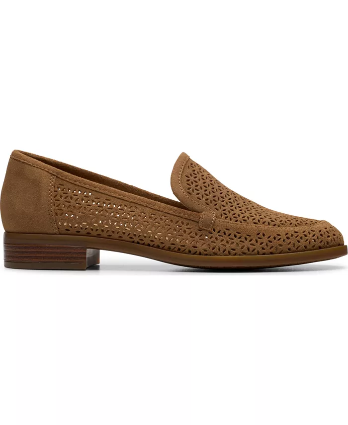 Коллекция Женские слипоны Trish Cove Clarks, коричневый/бежевый — фото 2