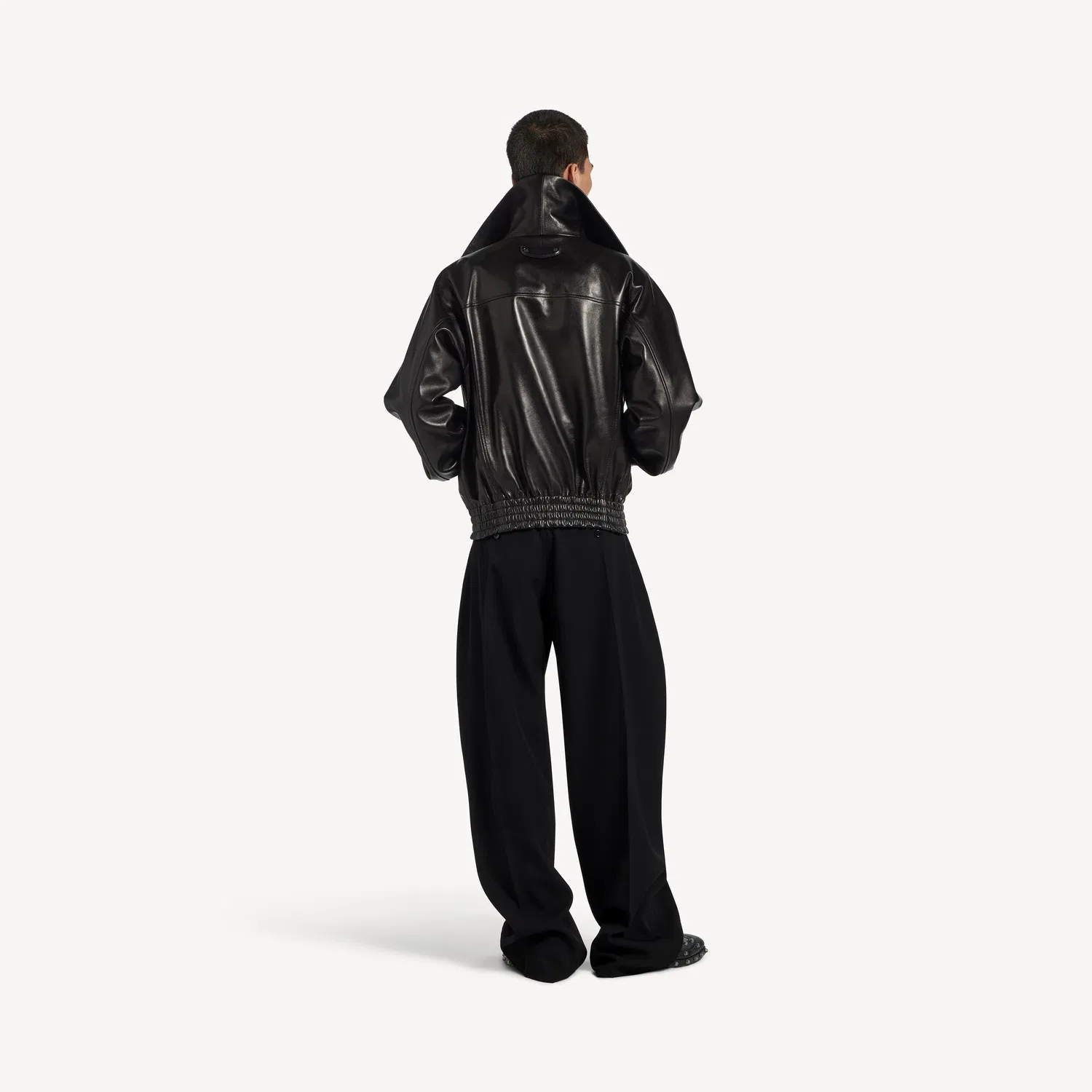 Мужские брюки-карго Relaxed Curve черного цвета Balenciaga, черный — фото 4