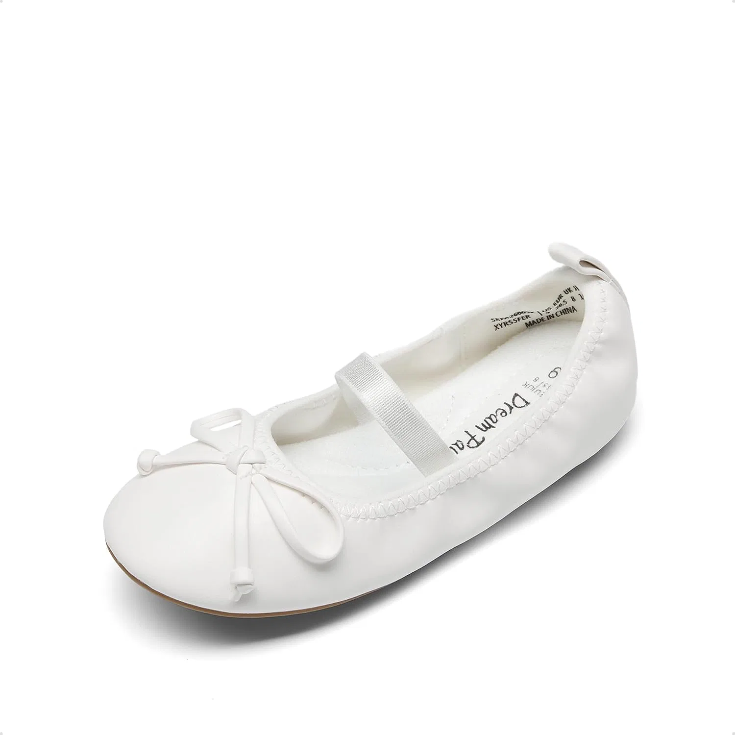 Детские балетки Мэри Джейн для девочек DREAM PAIRS, White — фото 3