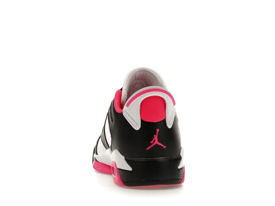 Детские кроссовки с низким верхом Jordan 6 Retro Low Fierce Pink (GS) Jordan, Black/White/Fierce Pink — фото 4