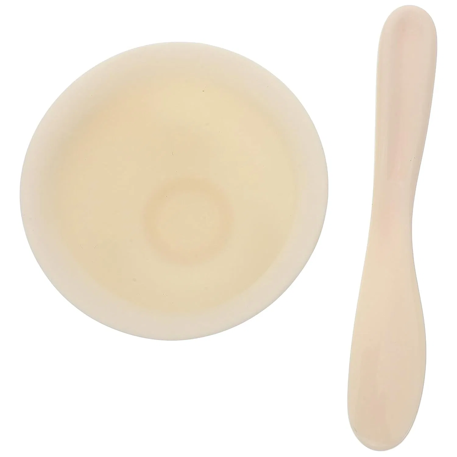 Набор для масок для лица Silicone Mask Bowls HEALEEP, 1 чаша, 1 аппликатор, Beige