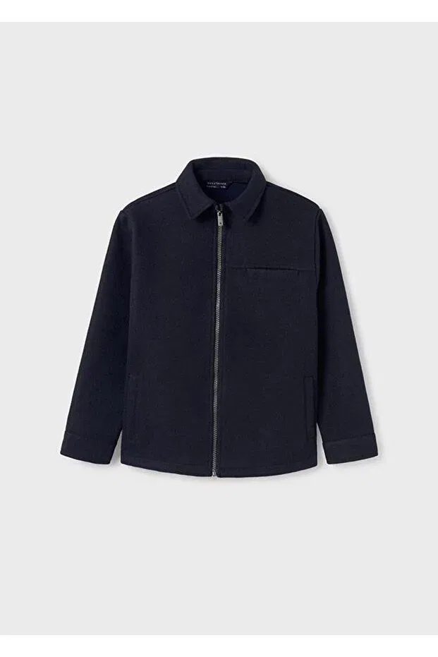 Детское пальто для девочек с принтом Mayoral, Navy Blue