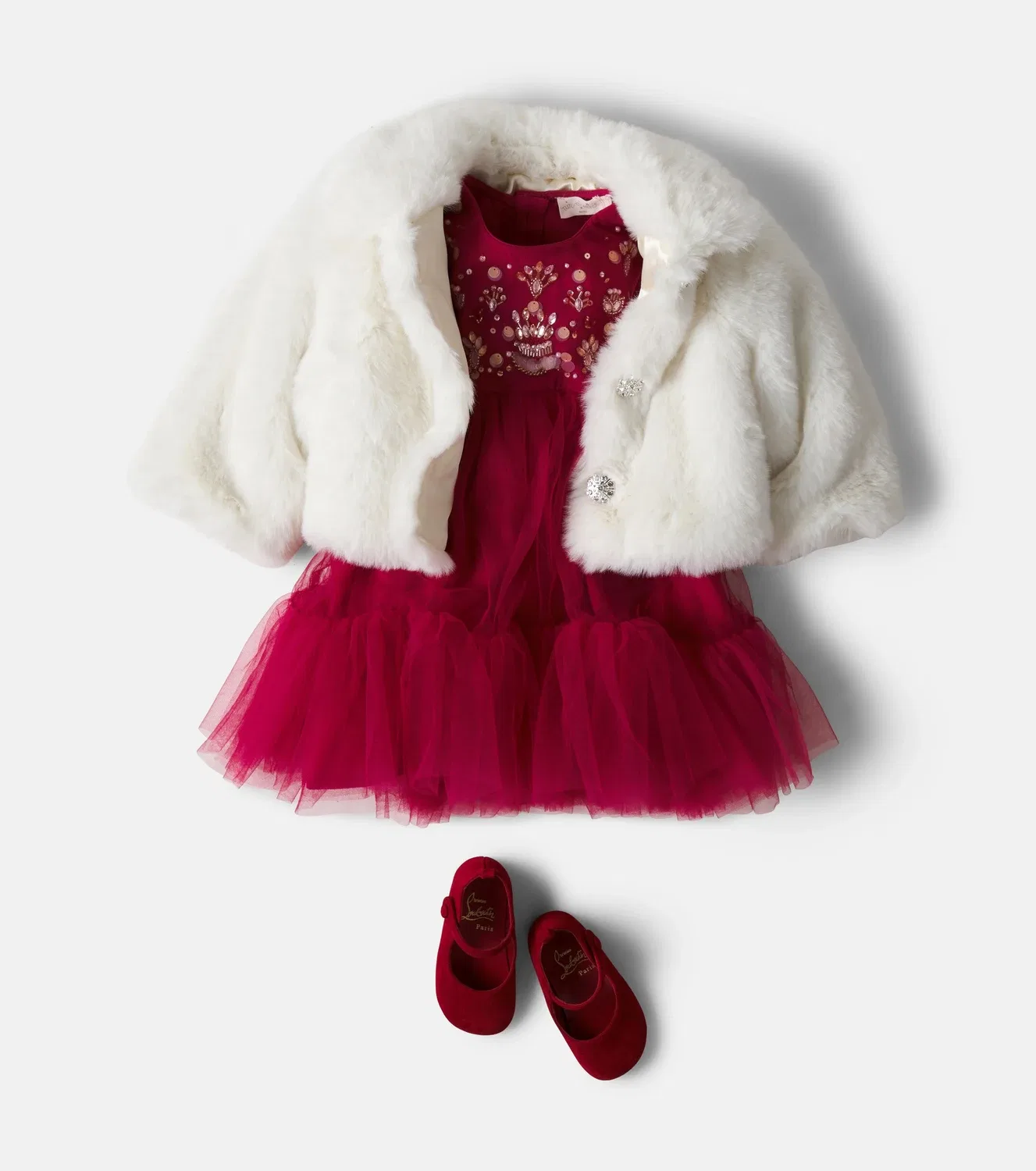 Легкая куртка с пуговицами Furberry Tutu Du Monde, белый — фото 2