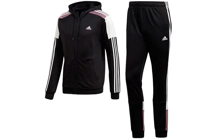Мужской спортивный костюм с капюшоном Adidas, Black