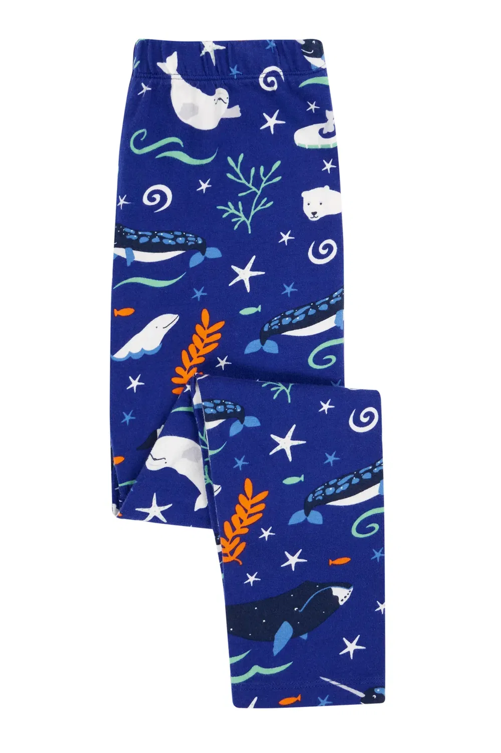 Детские леггинсы с принтом Libby Frugi, Blue
