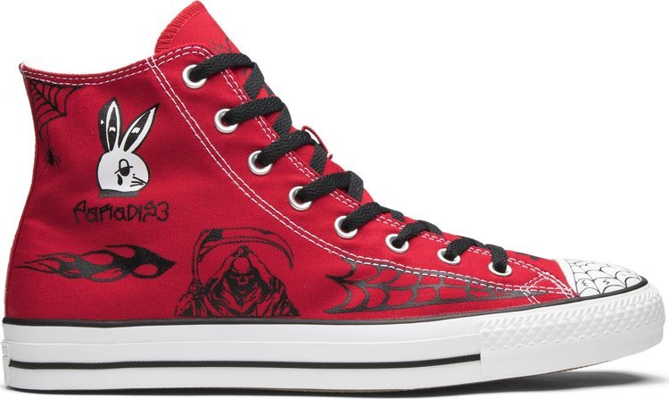 

Кроссовки Converse Sean Pablo x Chuck Taylor All Star Pro Hi Red, красный