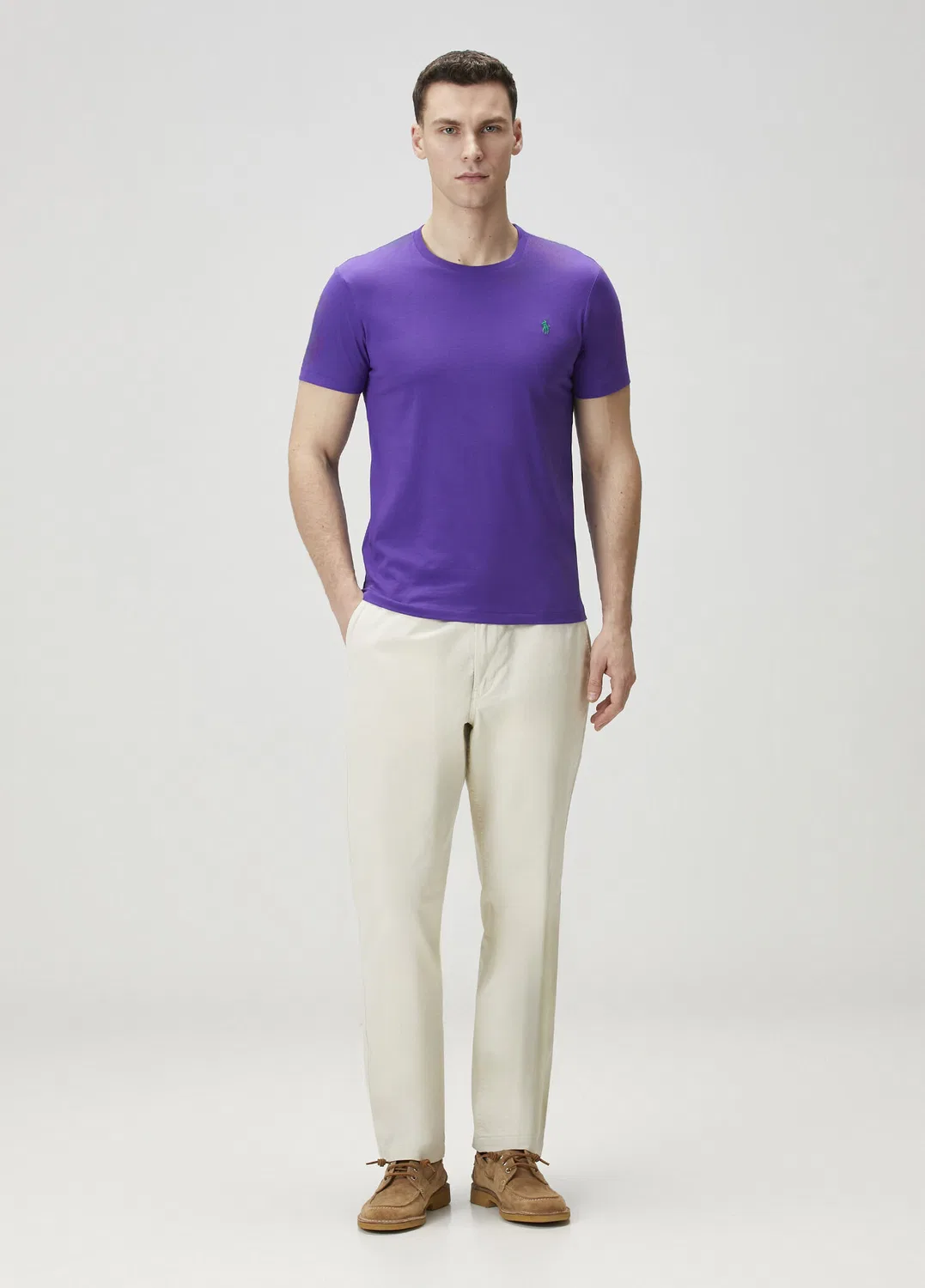Футболка Polo Ralph Lauren Mor Basic, фиолетовый — фото 2