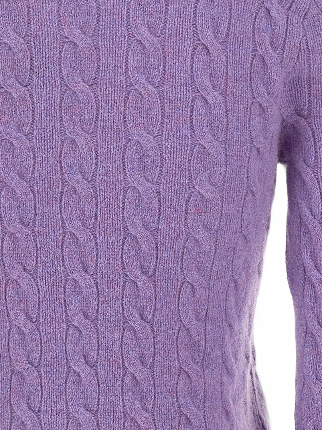 Polo Ralph Lauren Джемпер фиолетовый из шерсти и кашемира — фото 4