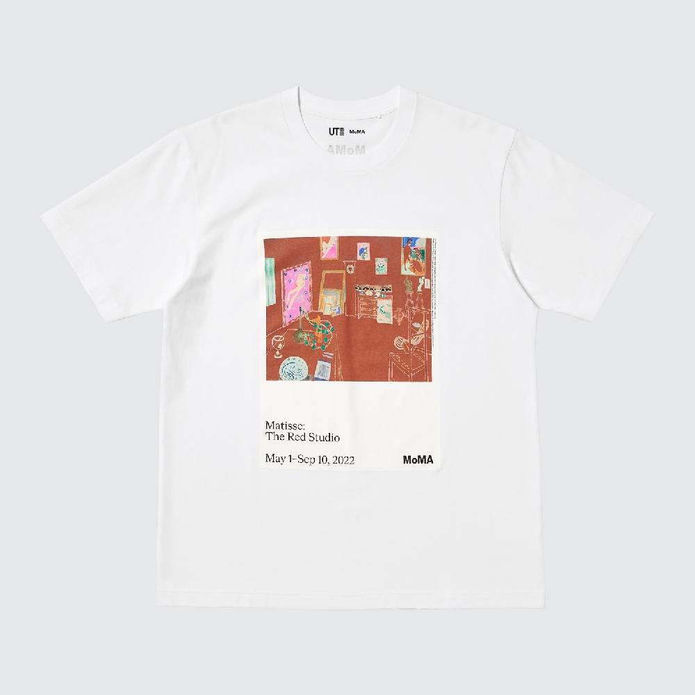 Футболка Uniqlo MoMA Poster Art Collection Ut, 00 белый