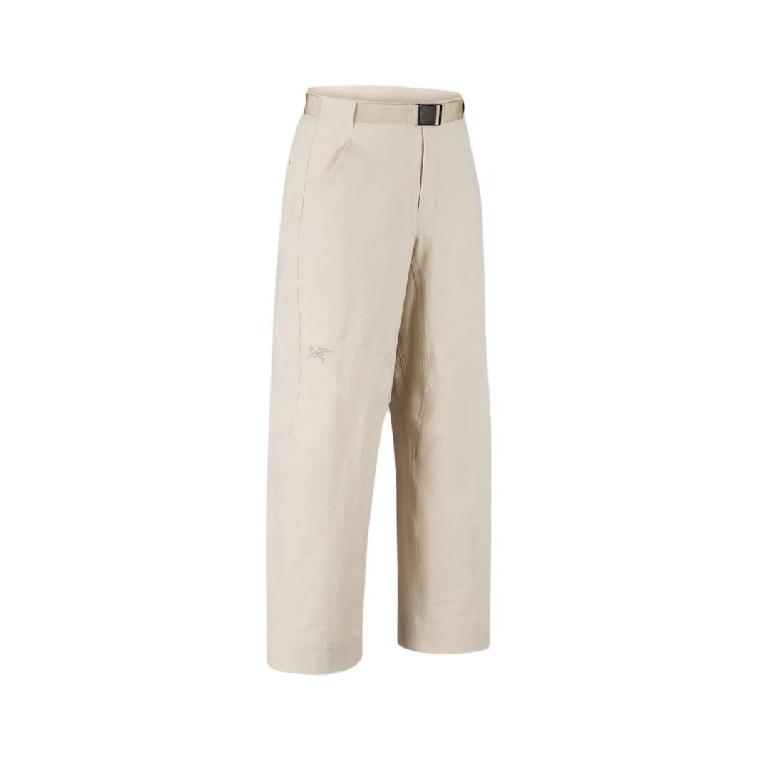 Женские брюки свободного кроя с широкими штанинами Casual Pants Arcteryx, Driftwood White/Sea Salt