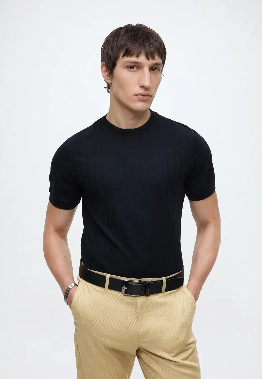 Открытая конструкция Denton - брюки чинос Tommy Hilfiger, Western Khaki — фото 4