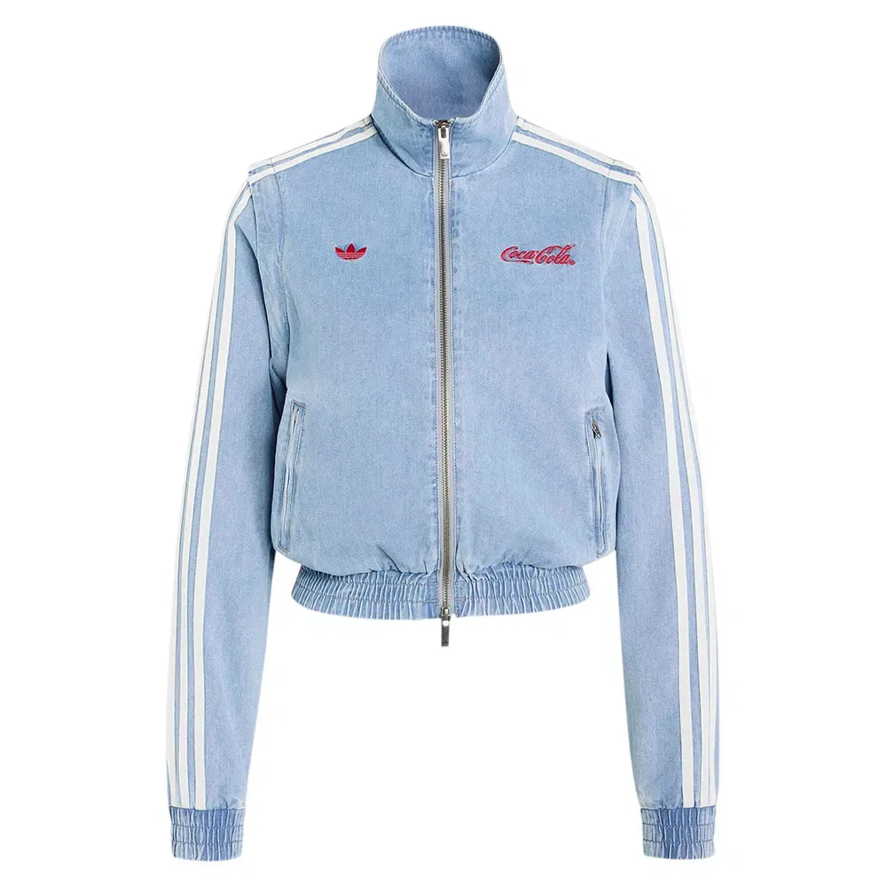 Толстовка джинсовая на молнии Firebird Reg Denim Adidas Originals, синий — фото 3