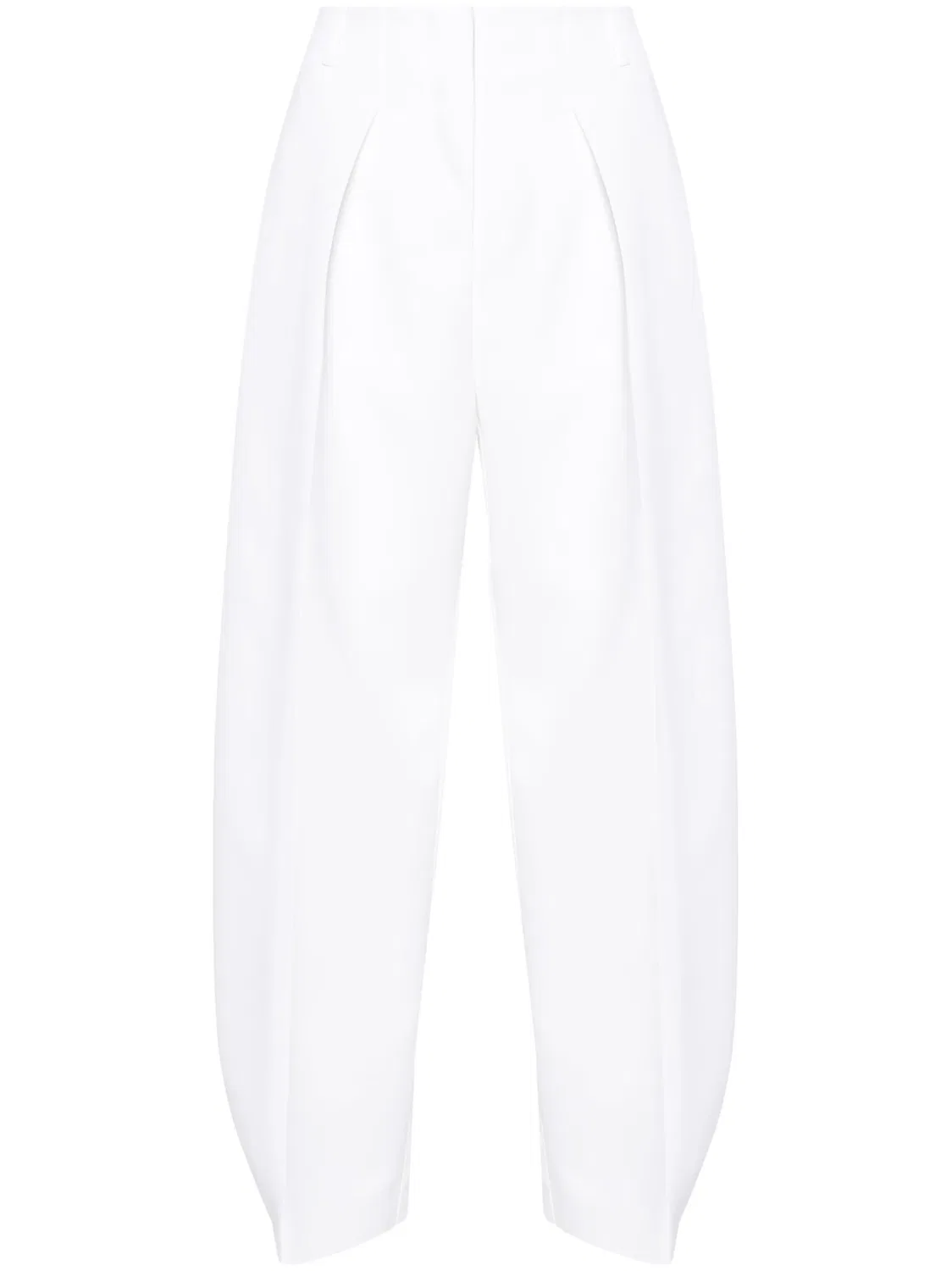 Брюки-палаццо Ovalo белые Jacquemus, белый