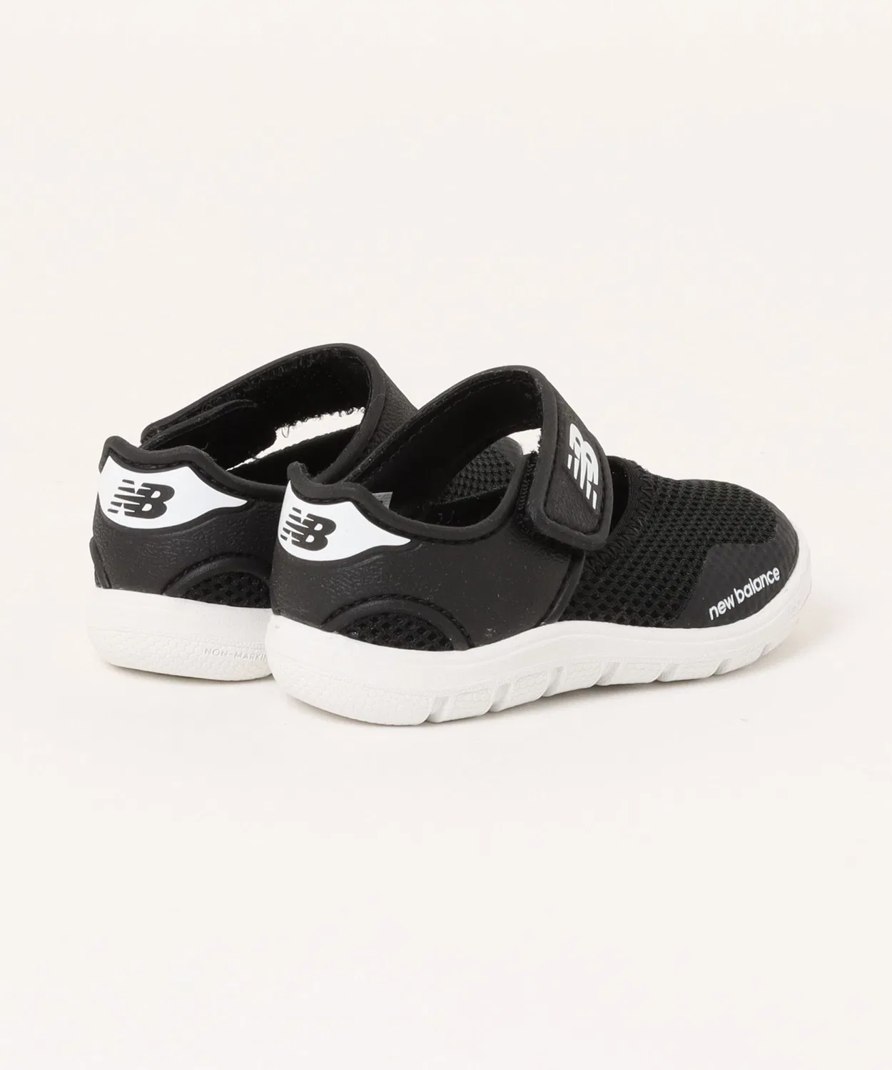 Детские сандалии с ремешком без принта I208 New Balance, Black — фото 2