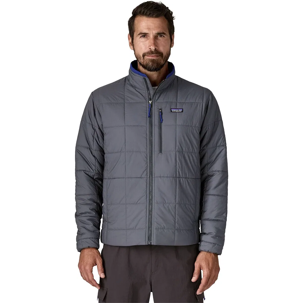 Мужская куртка с утеплителем Light Gust Jacket Patagonia, Smolder Blue