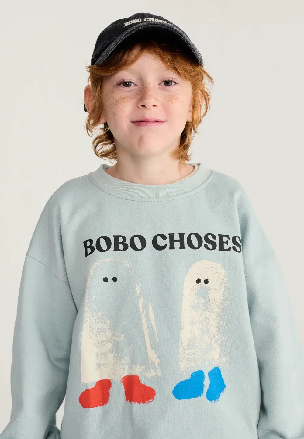 Толстовка унисекс Booty ghosts Bobo Choses, Light Blue — фото 4