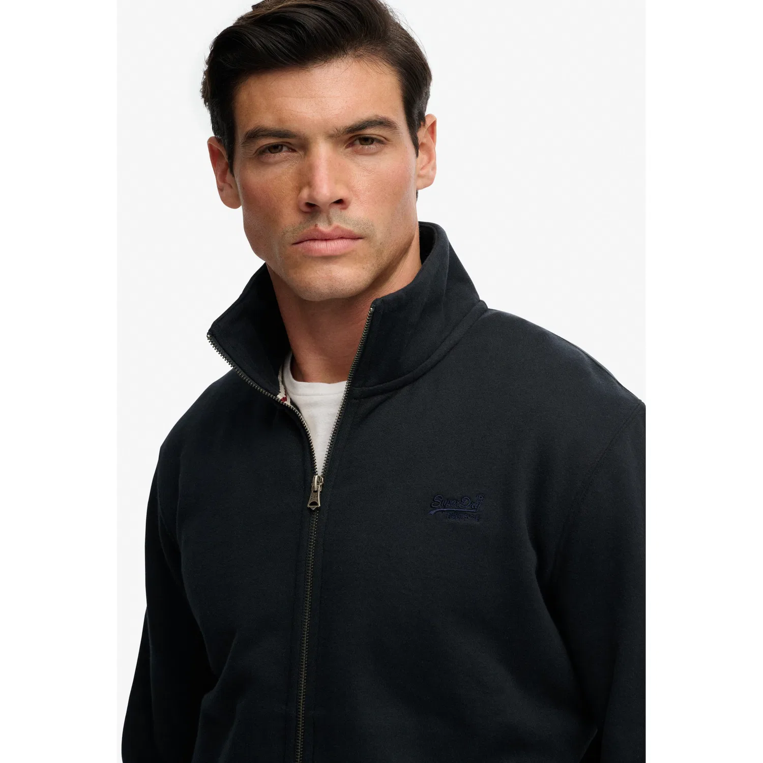 Мужской свитшот с капюшоном на молнии Superdry, Eclipse Navy/Navy — фото 3