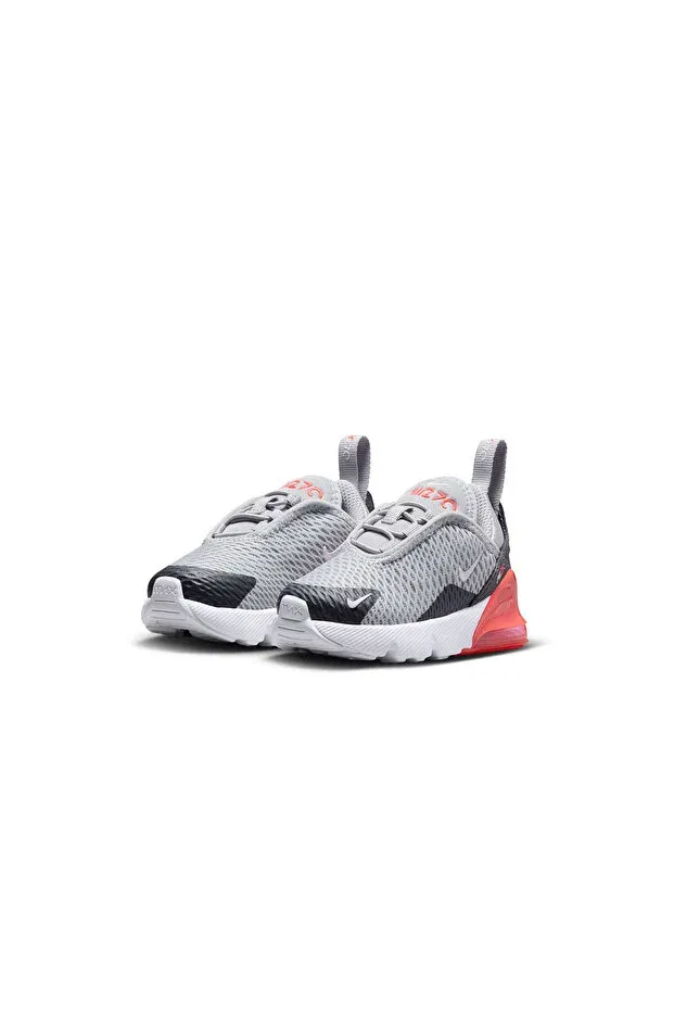 Детские кроссовки для девочек текстильные Glam Nike, Gray/Red — фото 3