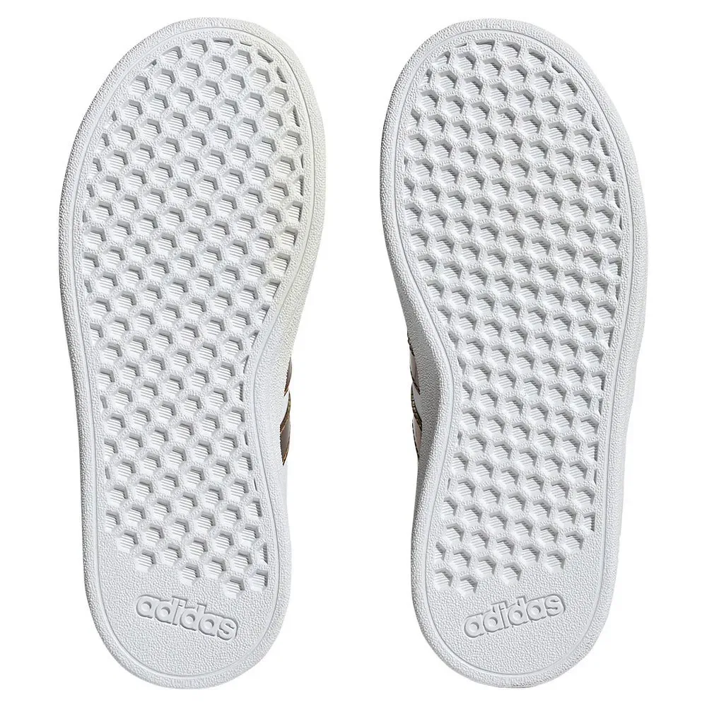 Детские кроссовки для девочек Grand Court 2.0 Adidas, Beige — фото 2