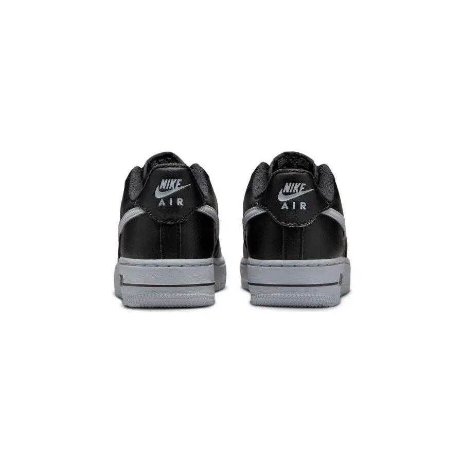 Кроссовки спортивные с кожаным верхом Nike Air Force 1, Черный — фото 4