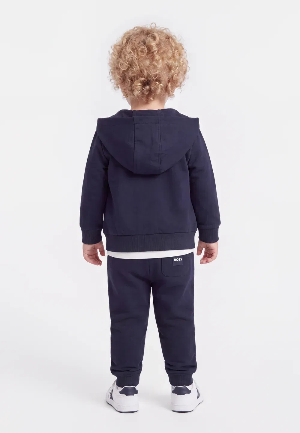 Детский комплект: брюки и топ с длинными рукавами Boss Kidswear, Navy — фото 2