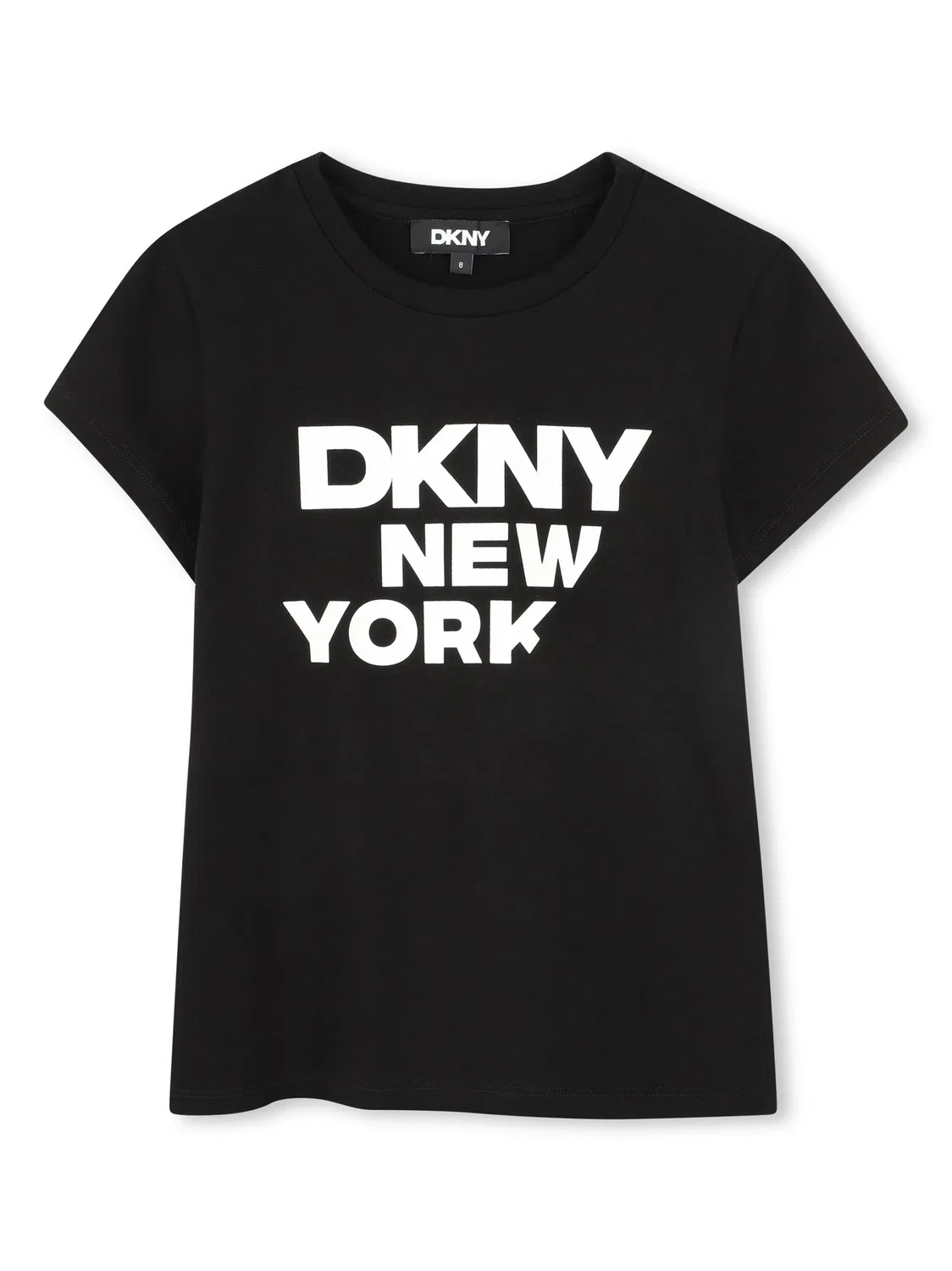 Футболка с принтом логотипа DKNY, черный