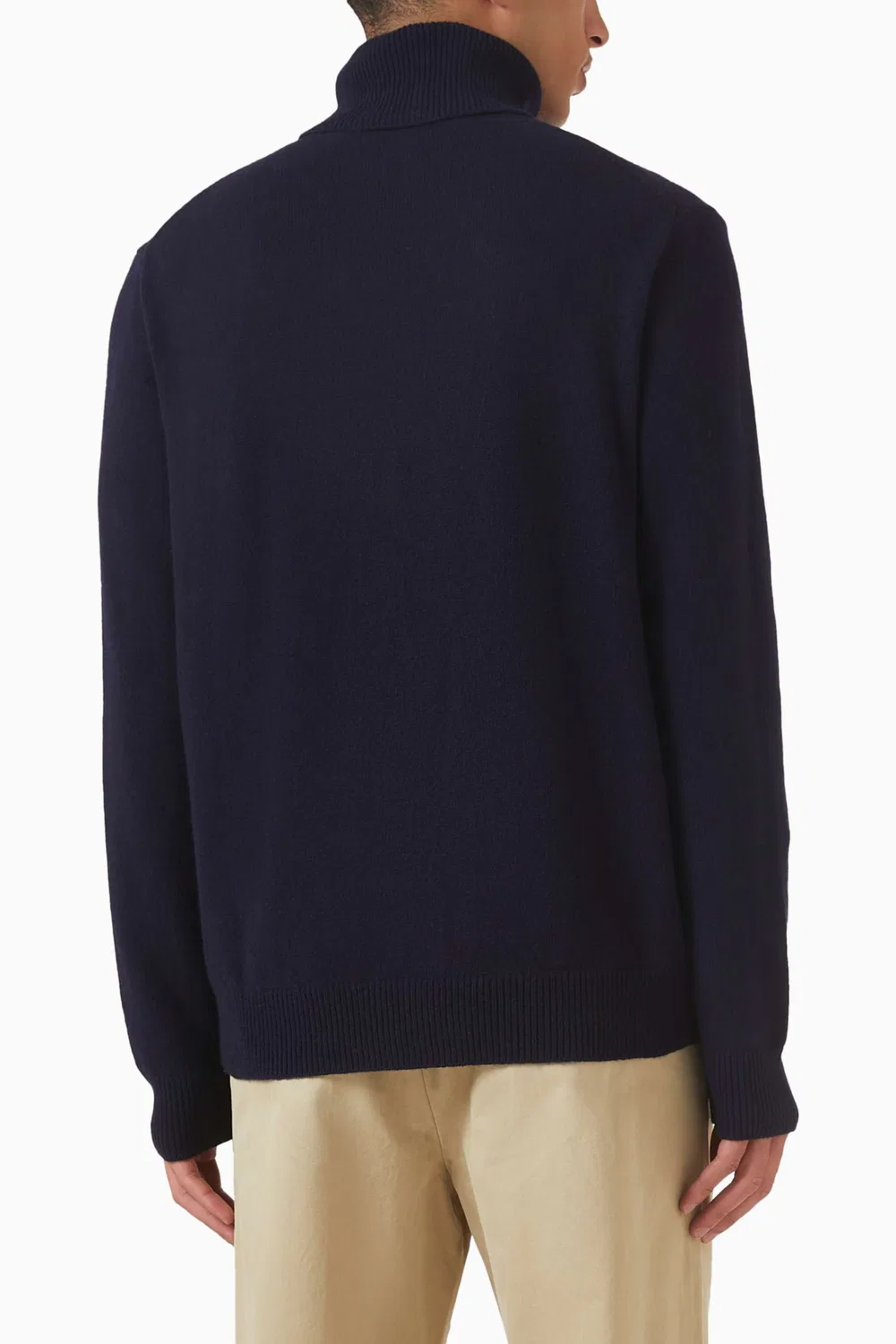 Свитер с высоким воротником из шерсти и хлопка Polo Ralph Lauren — фото 3