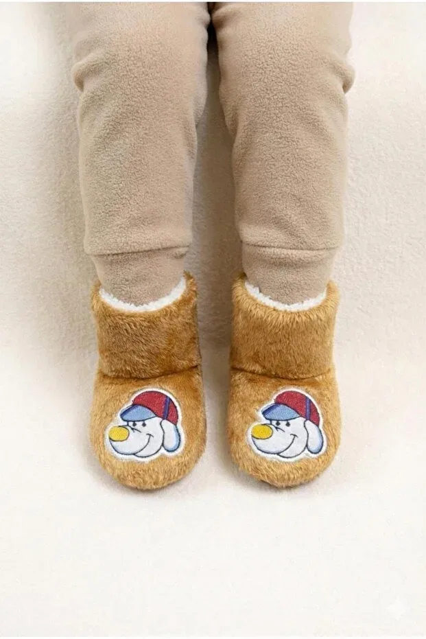 Детские тапочки для девочек с рисунком Numix Baby Kids, Brown
