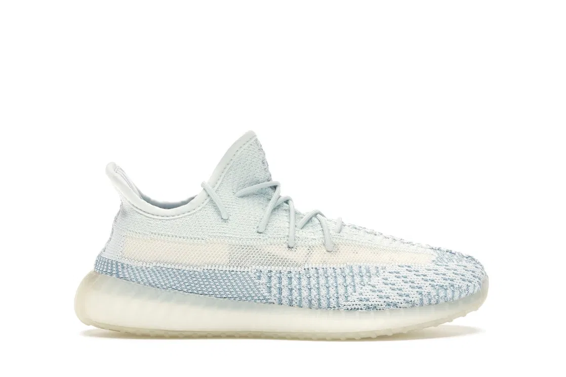 Детские кроссовки с технологией Boost Adidas Yeezy Boost 350 V2, Cloud White/Cloud White/Cloud White