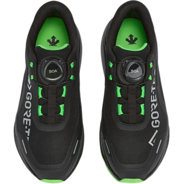 Детские кроссовки для бега с принтом Descente Running, Black Green — фото 4