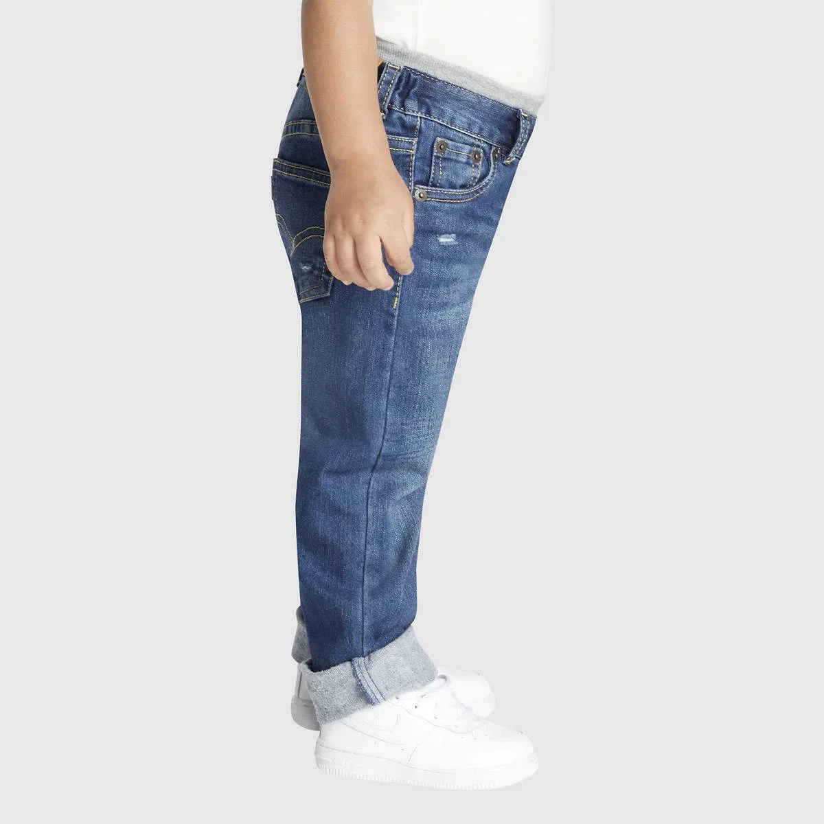Джинсы Murphy прямого кроя на резинке для мальчиков 2T-4T Levi's, Pch - Medium Wash — фото 2