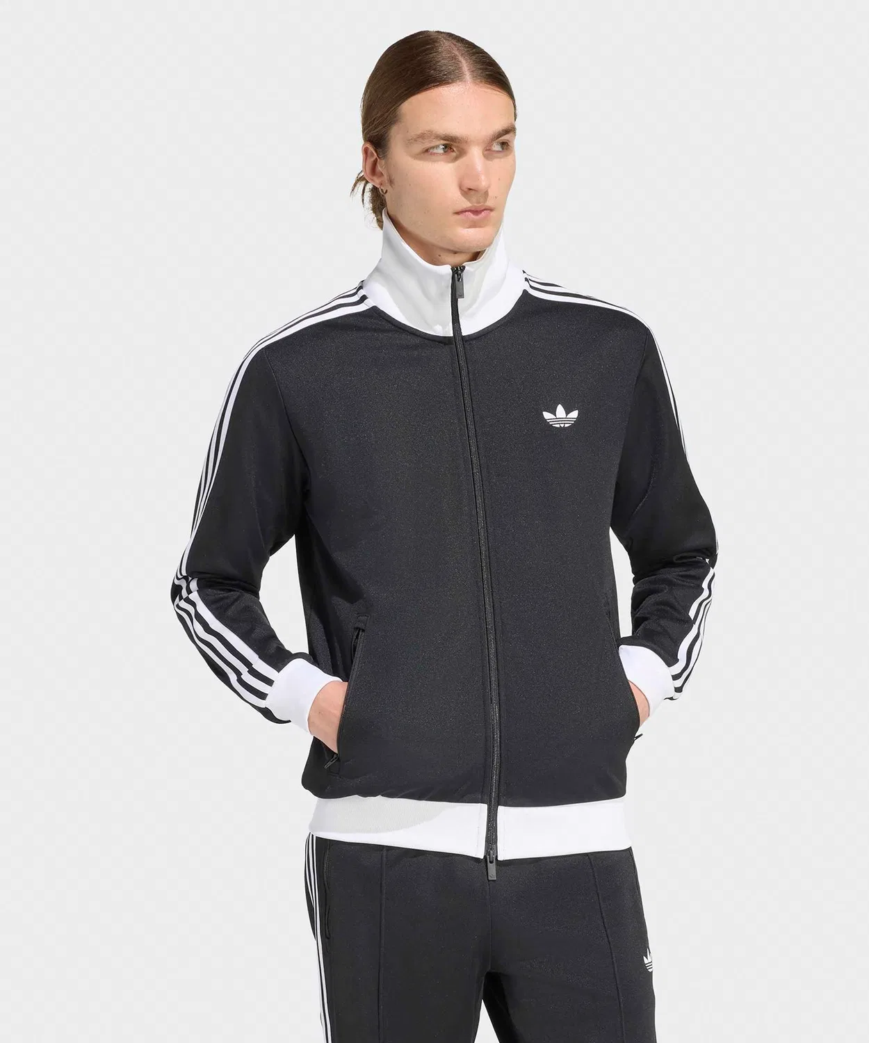 Мужское/Женское джерси-топ с принтом ORI CLASSIC TRACK TOP Adidas, Navy — фото 4
