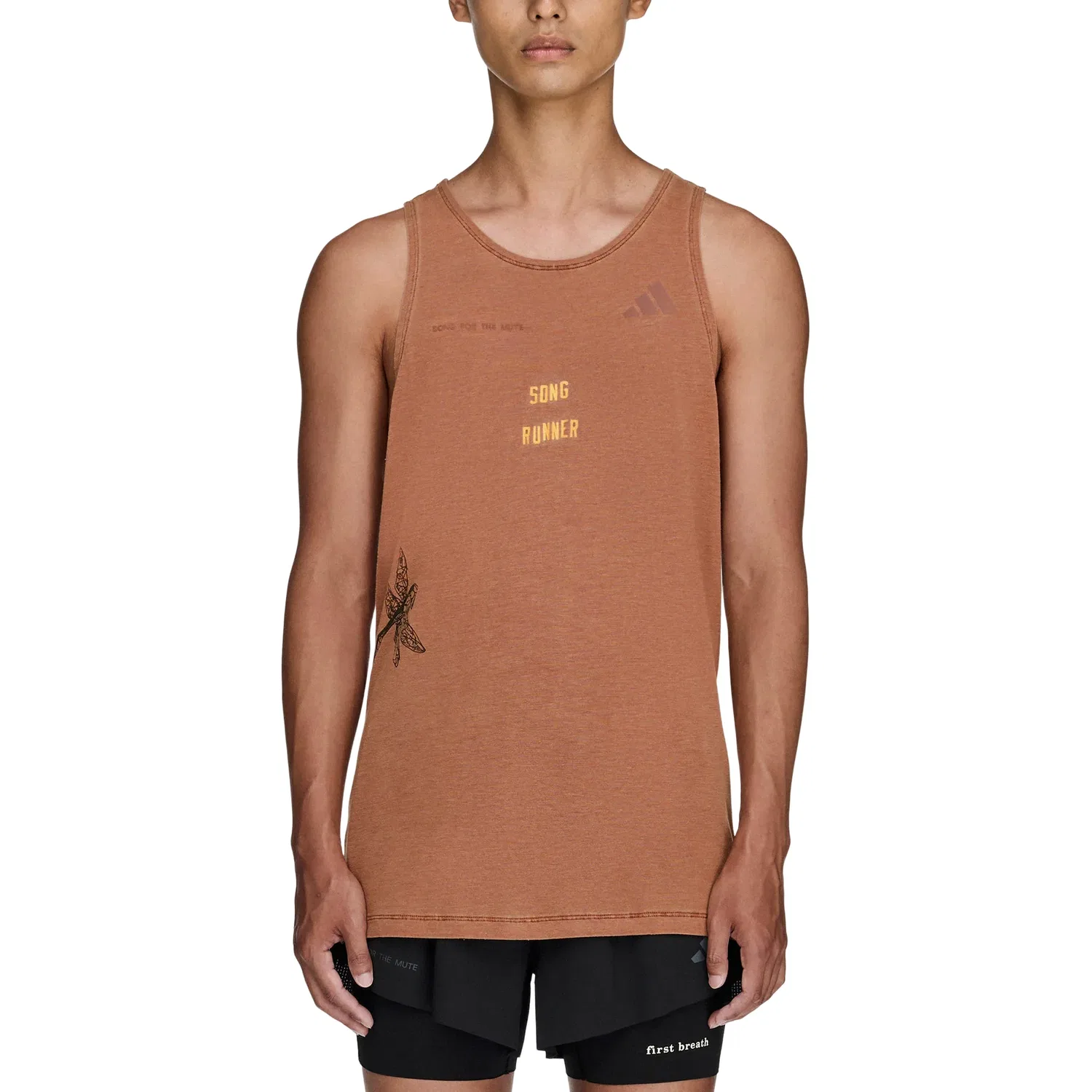 Мужской топ Song For the Mute Tank Top Asia Sizing 'Dusky Bronze' adidas, Dusky Bronze — фото 3