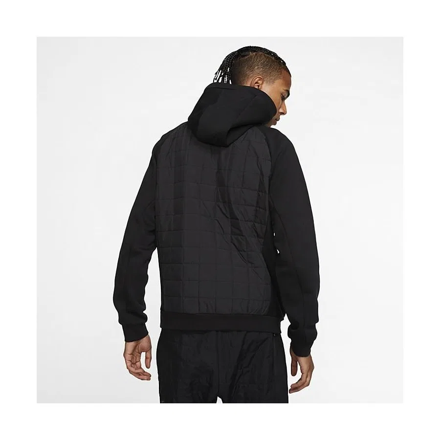 Свитшот мужской с капюшоном Sportswear Tech Fleece Nike, Черный — фото 2