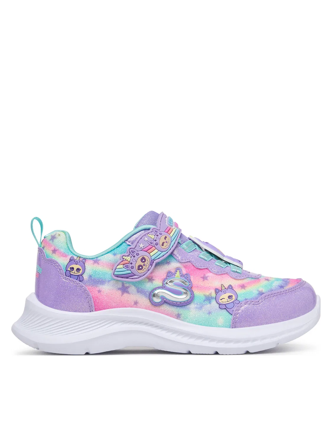 Кроссовки для девочки Jumpsters Cutie Critters Skechers, фиолетовый