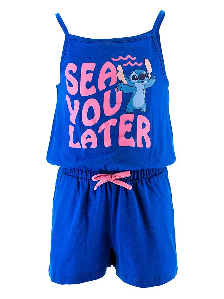 Комбинезон с принтом Stitch Lilo & Stitch, синий