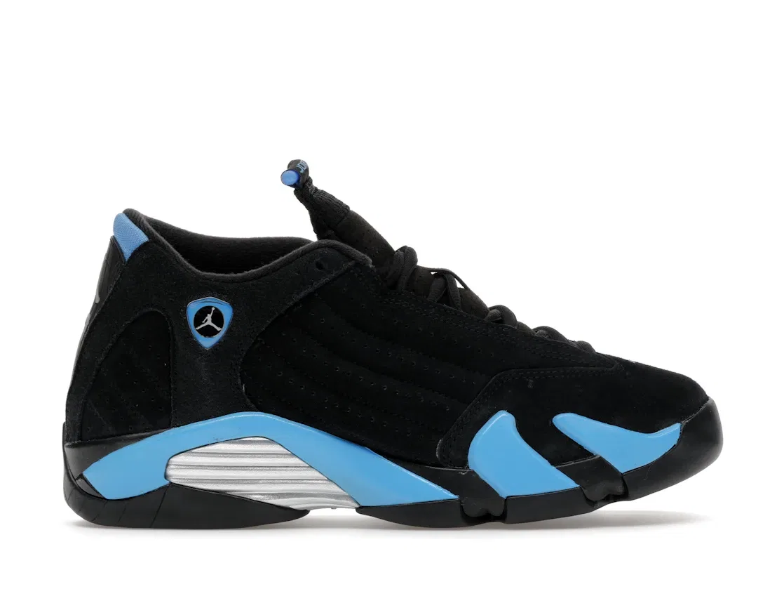 Детские кроссовки Lifestyle Jordan 14 Retro Black University Blue 2026 GS Jordan, Black/White/University Blue/Metallic Silver