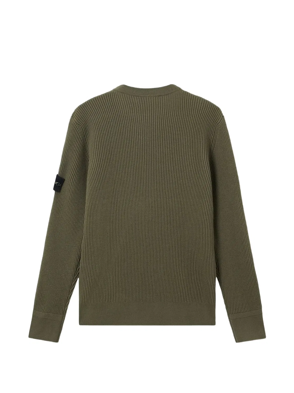 Stone Island Свитер с круглым вырезом зеленый — фото 2