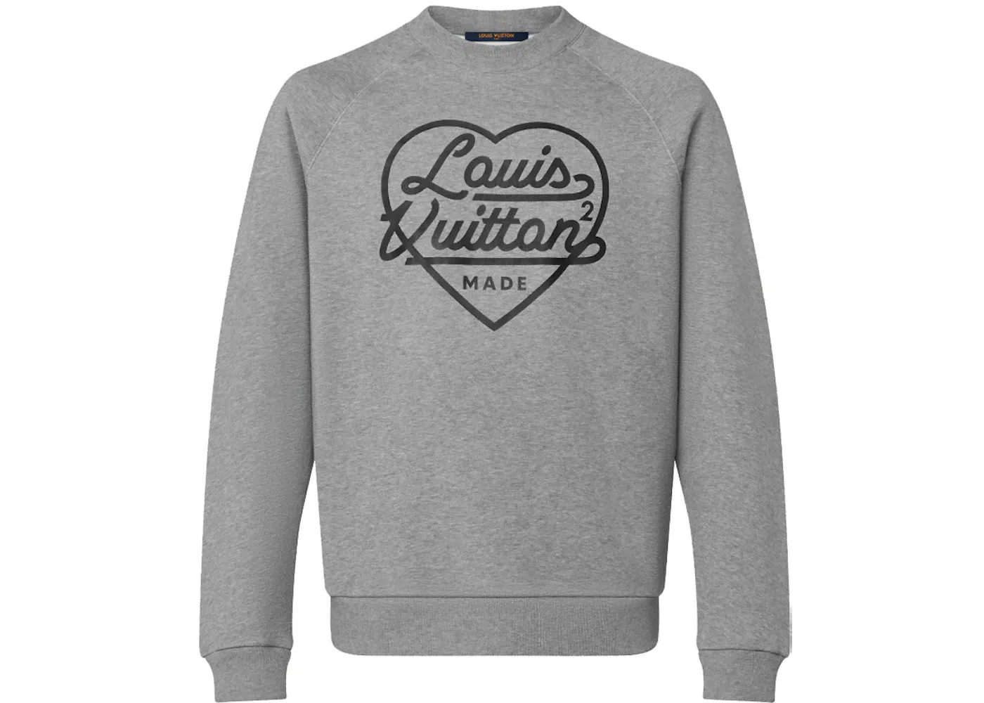 Мужской свитшот с принтом Nigo Louis Vuitton, Light Grey