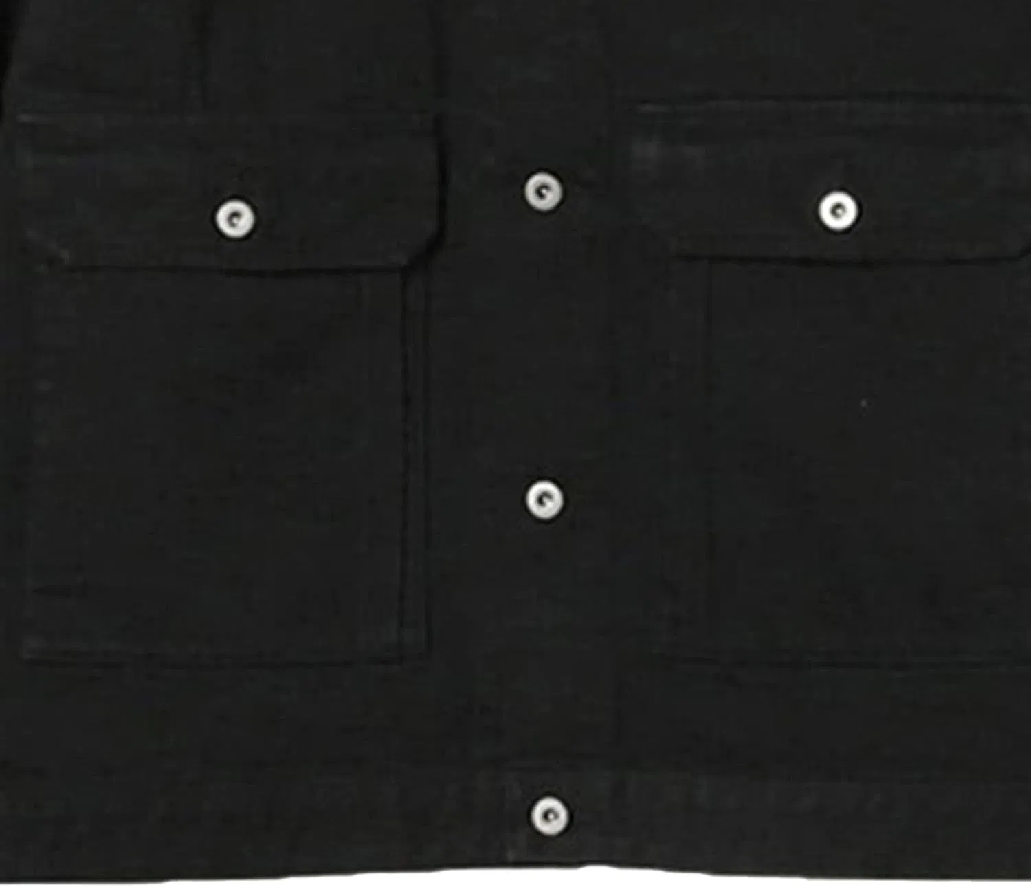 Мужская джинсовая куртка классическая, с принтом, Vintage Workwear, чёрный — фото 4