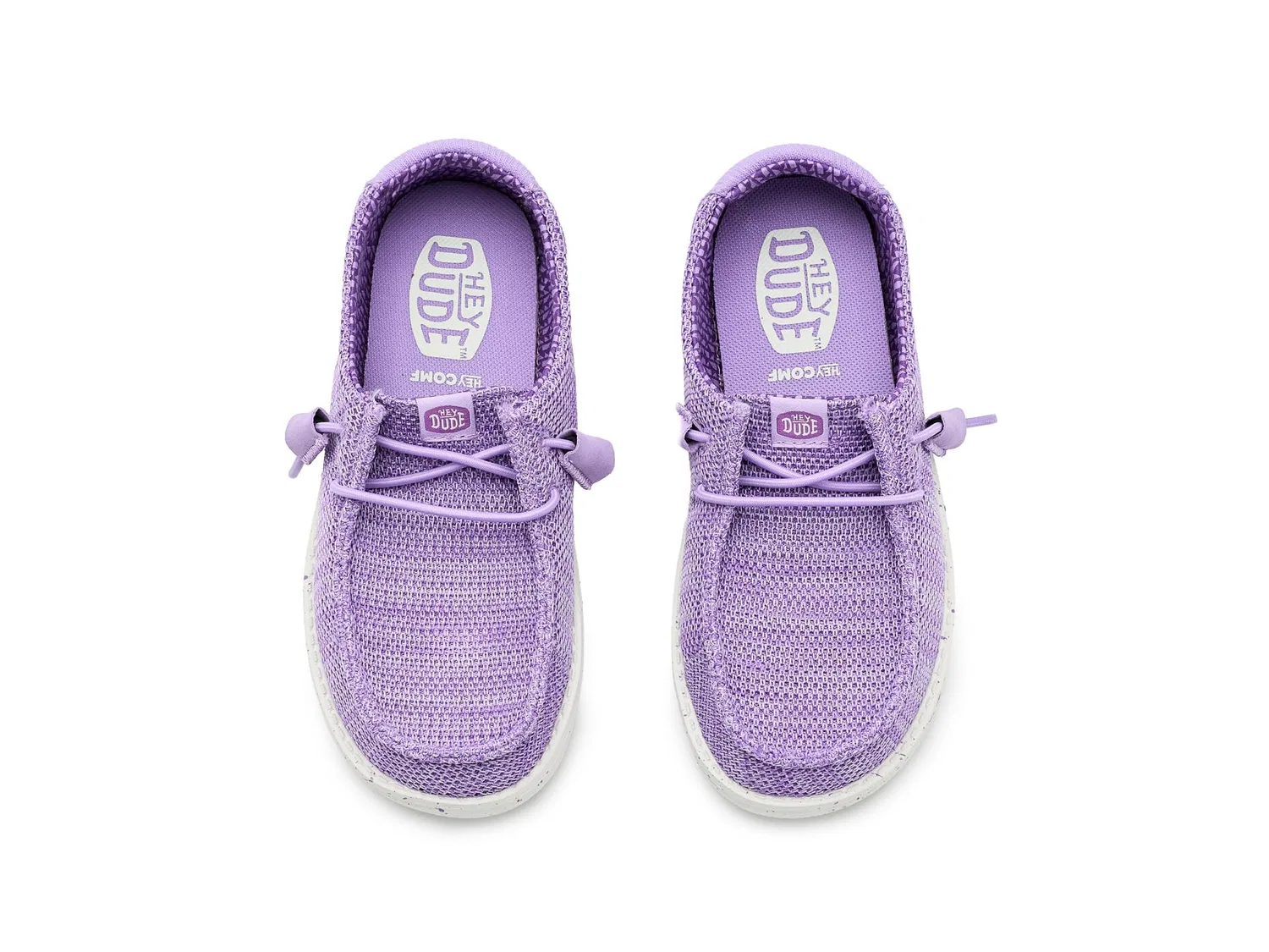 Кроссовки Wendy Stretch Sox (для маленьких и больших детей) Hey Dude Kids, Purple — фото 3