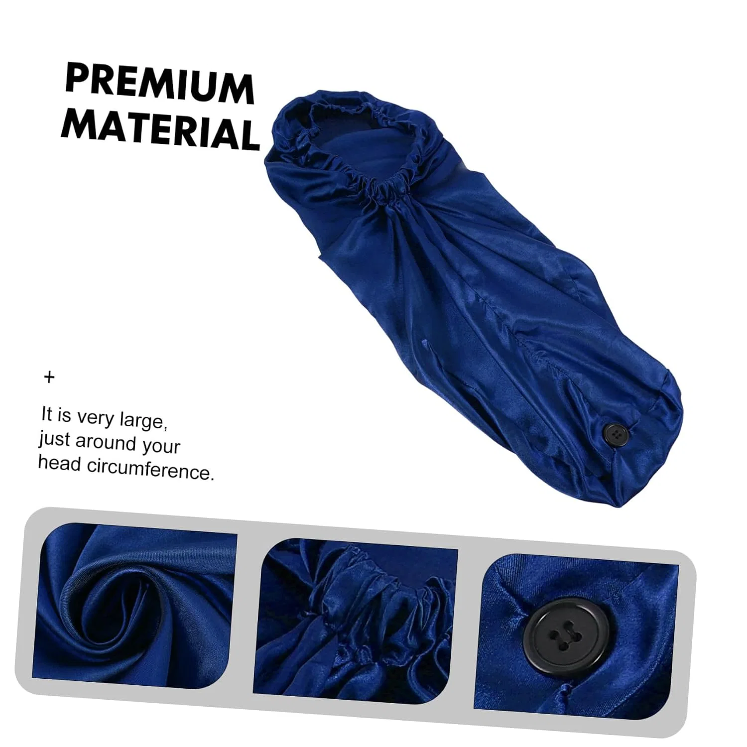 Шапочка для душаs Satin, 6 Pack, Healvian, 60.5x20x1.5 см, 279 г — фото 3