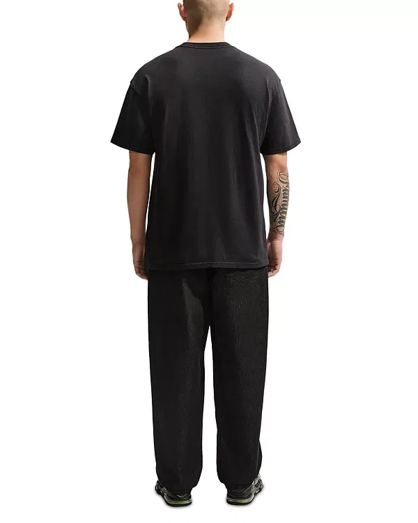 Мужская футболка с принтом Sportswear Soccer Graphic Tee Nike, черный — фото 3