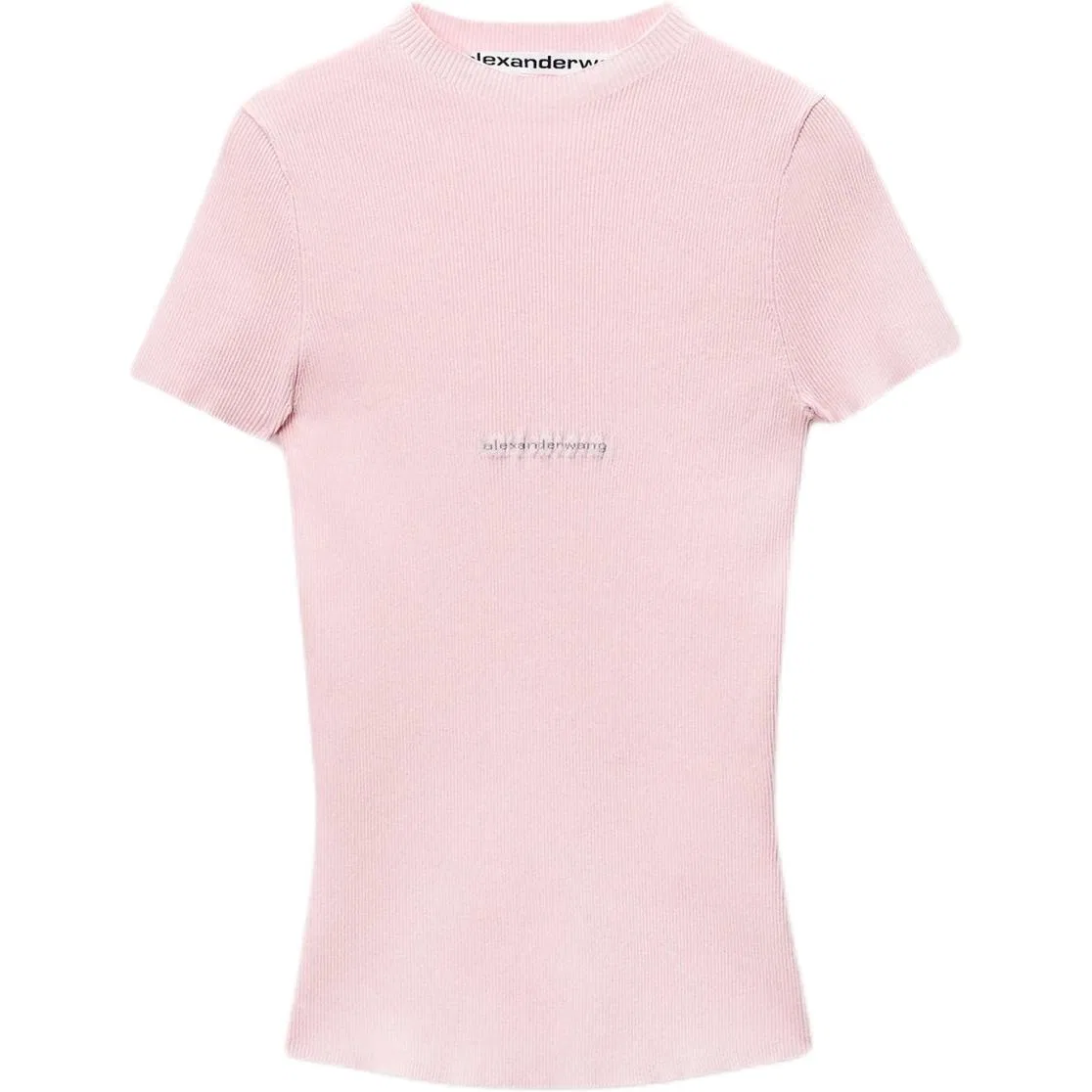 Женский топ с ребристой фактурой Alexander Wang, Light Pink