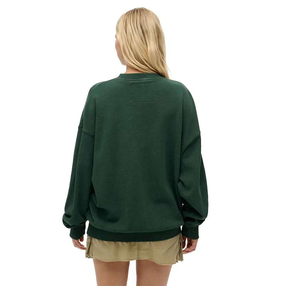 Свитшот Outdoor Location Loose Crew Superdry, зеленый — фото 2