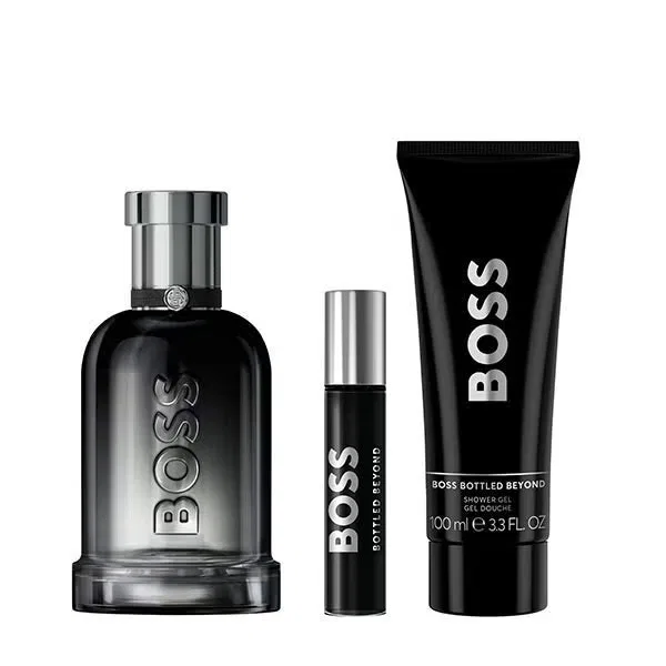 Набор для мужчин BOSS Bottled Beyond Eau de Parfum 100 мл гель для душа 100 мл Hugo Boss, 10 мл — фото 2