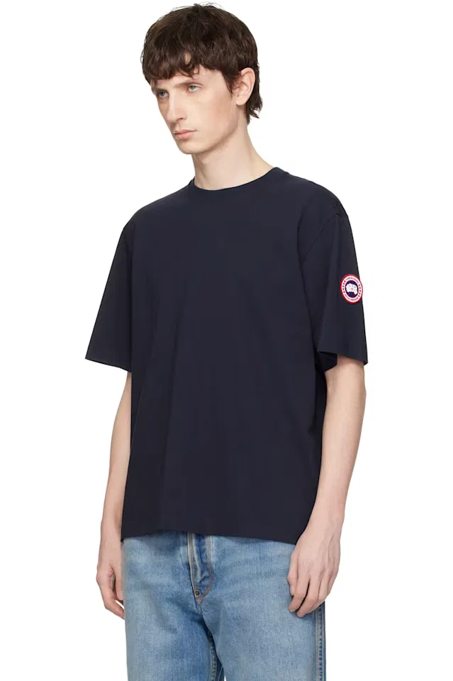 Темно-синяя футболка Novo Canada Goose — фото 4